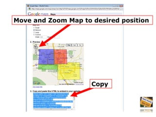 Move and Zoom Map to desired position  Copy  