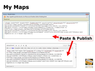 My Maps Paste & Publish 