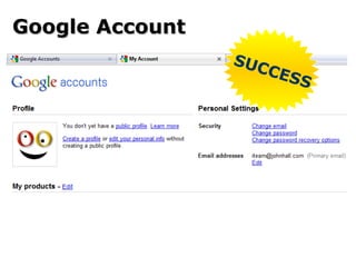 Google Account SUCCESS 