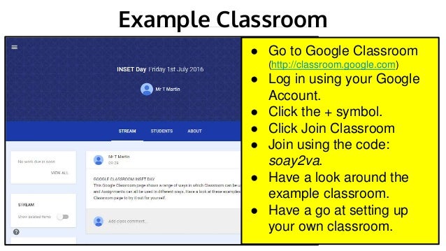 Google Classroom Optional Cpd
