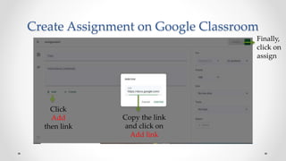 Google Classroom Presentation | PPTX