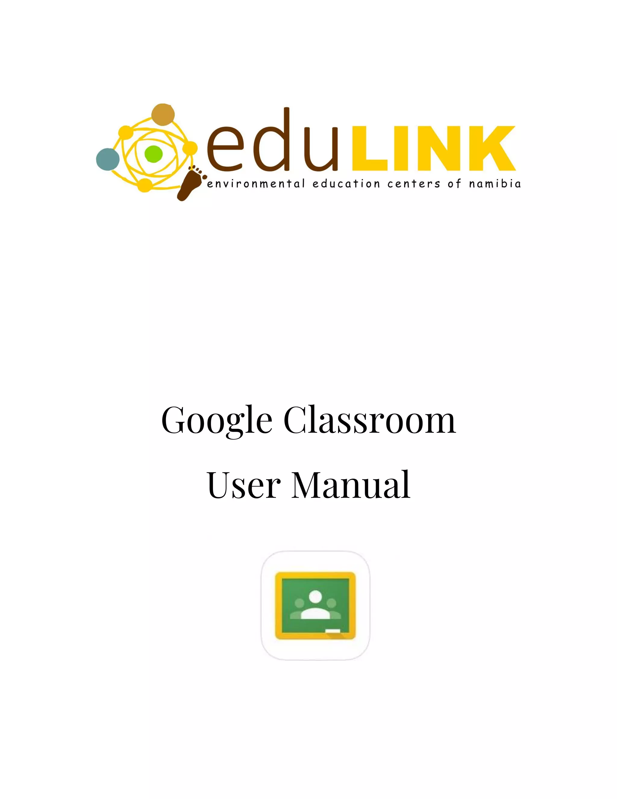 Google classroom user_guide