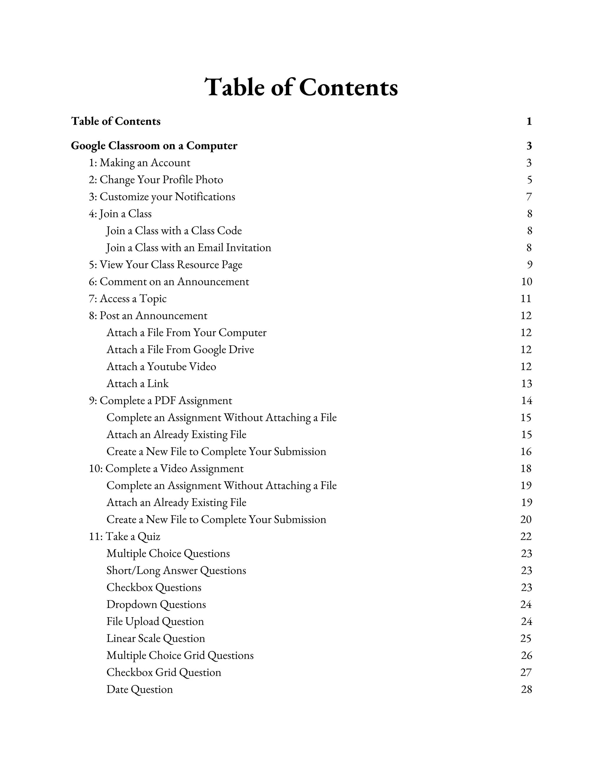 Google classroom user_guide