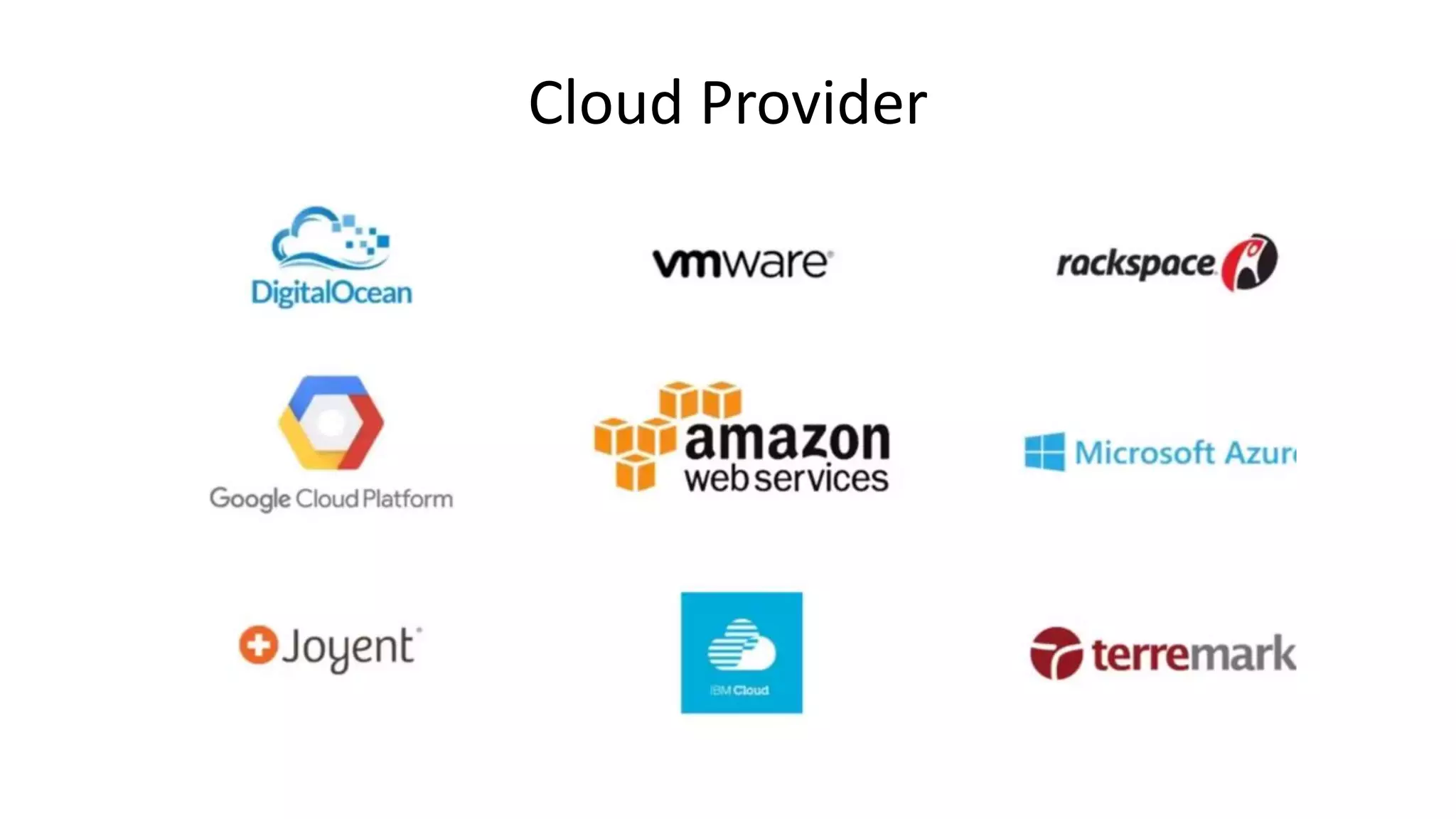 Cloud Provider
 