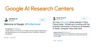 Google AI Research Centers
 
