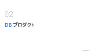 DB プロダクト
02
 