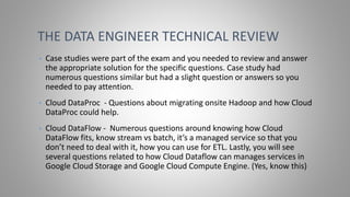 Google cloud certification data engineer | PPTX