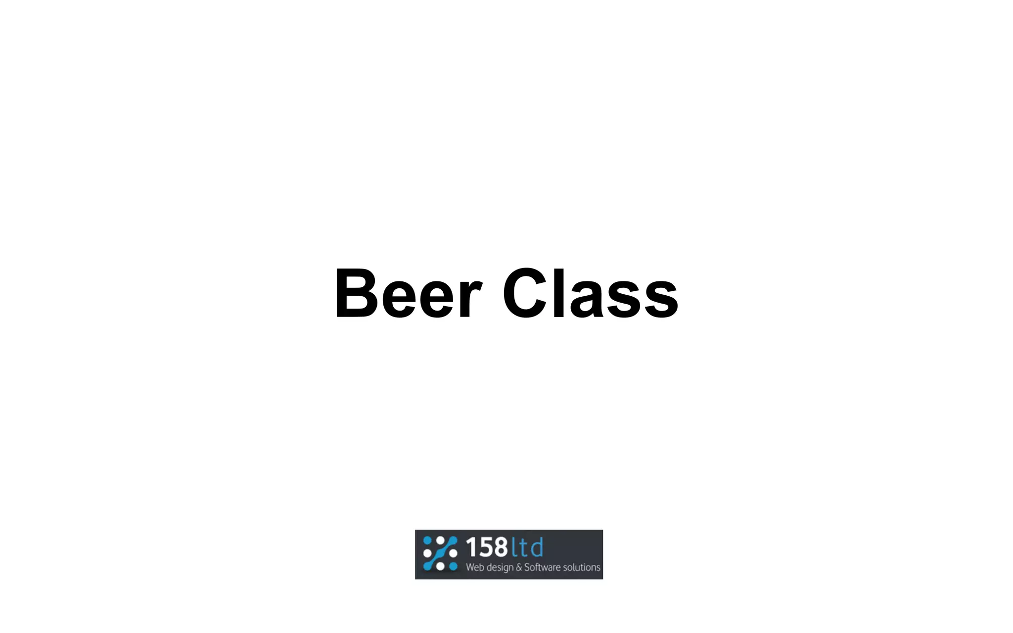 Beer Class

 