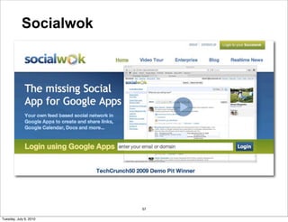 Socialwok




                        57

Tuesday, July 6, 2010
 