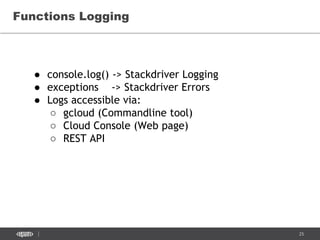 Google cloud functions | PPTX