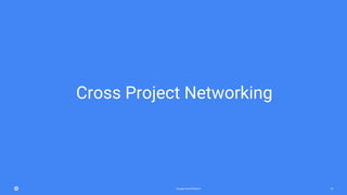 24
Cross Project Networking
 