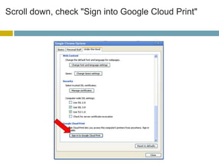This page appears; sign into gmail