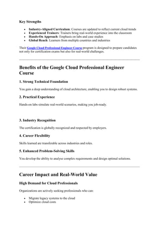 Comprehensive Guide to Google Cloud Professional Engineer Certification ...