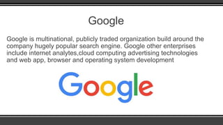 Google competitor map | PPTX
