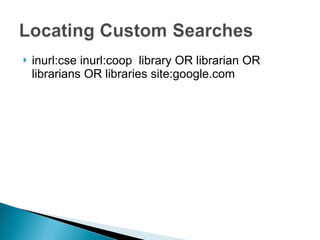 H1N1  Professional Library Associations    Library Labs   Personal Custom Google Search 