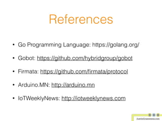 Gobot Meets IoT : Using the Go Programming Language to Control The ...