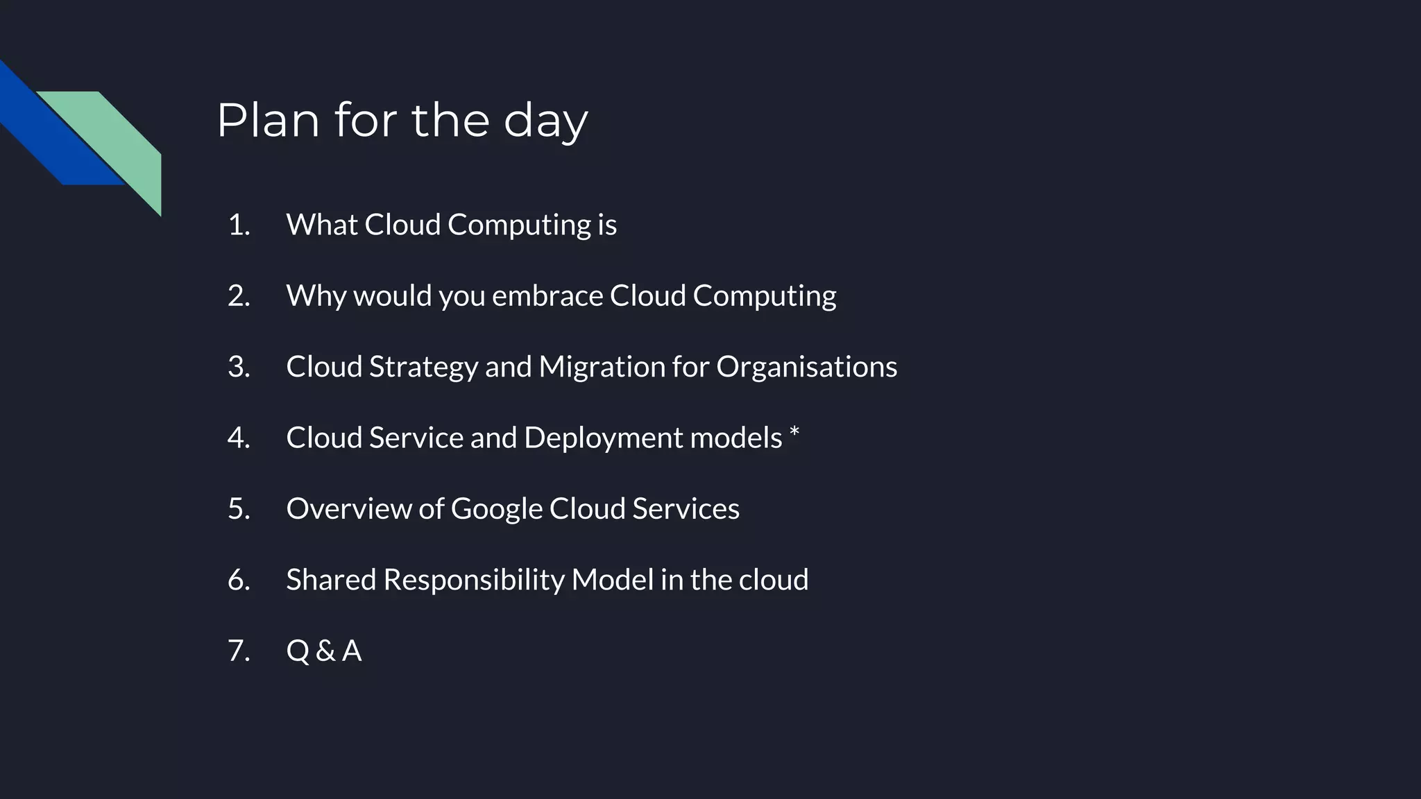 Google developer group 2021 - Introduction to cloud computing | PDF