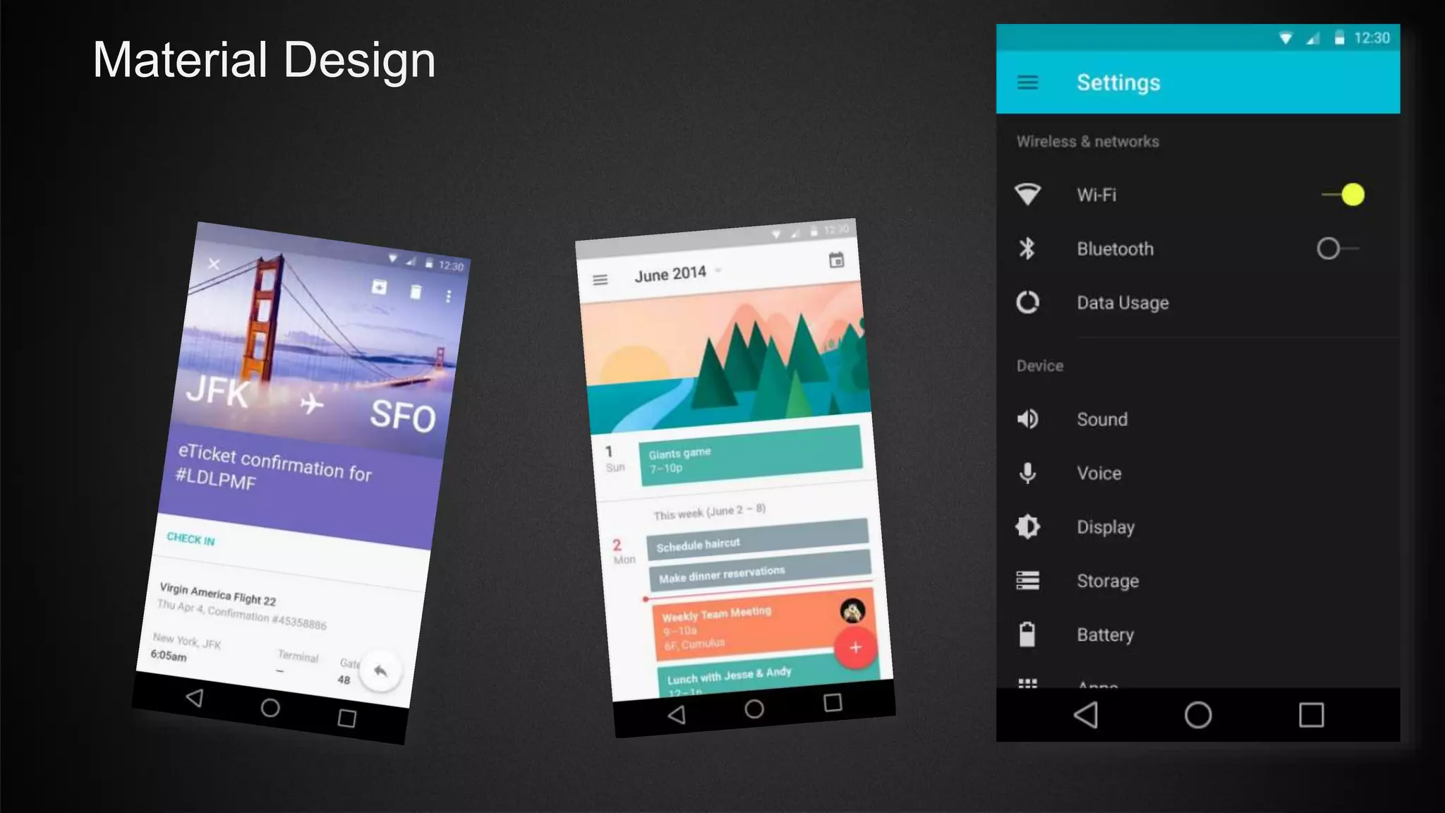 Material Design
 