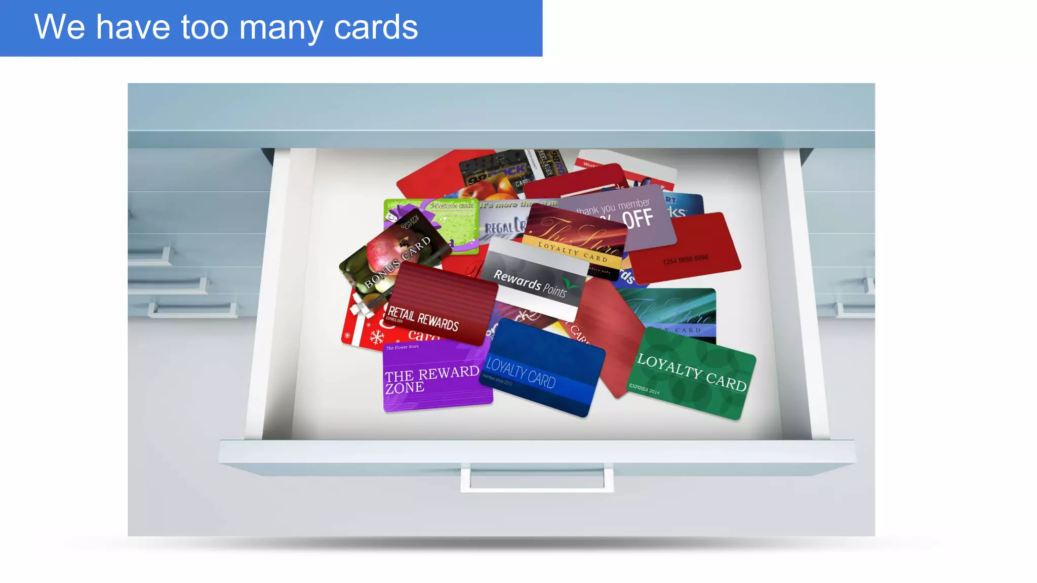 Don’t duplicate cardsWe have too many cards
 