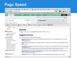 Page Speed
 