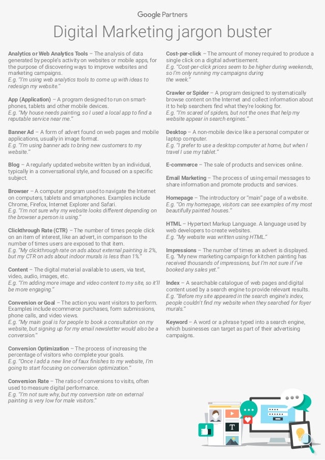 Google Digital Marketing Jargon Buster