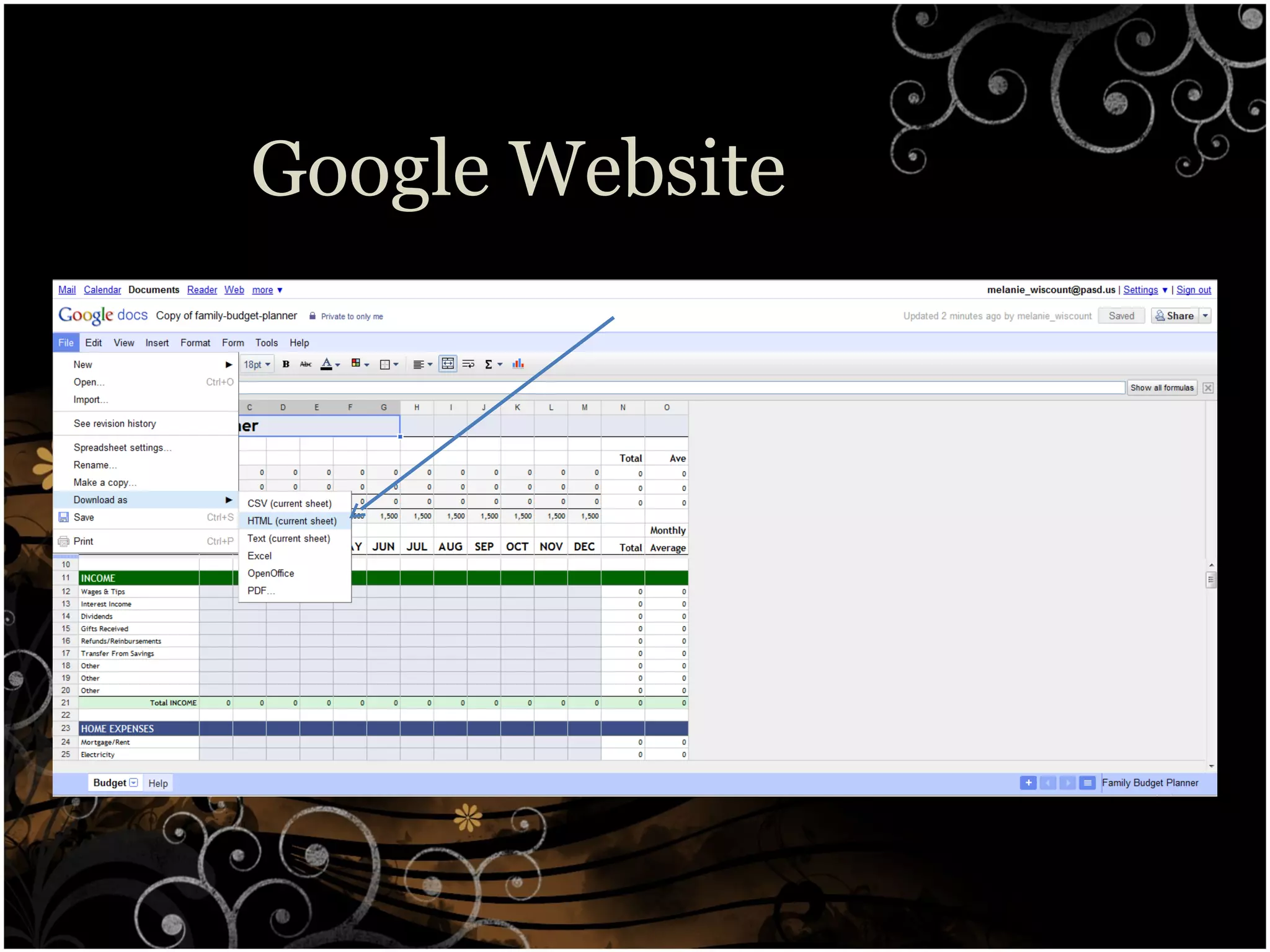 Google Website
 