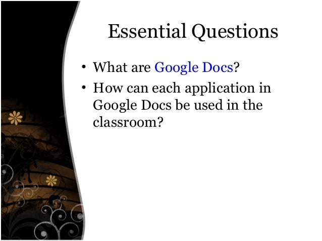 Google Docs in the Classroom