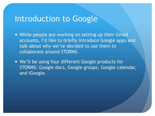 Google docs | PPT