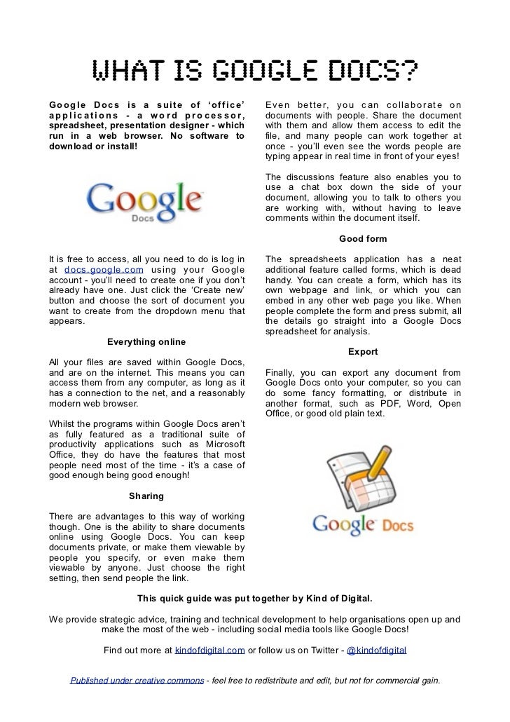 What Is Google Docs what-is-google-docs