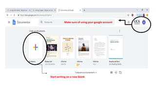 Google docs for beginners | PPTX