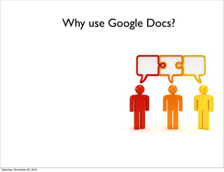 Online Collaboration with Google Docs | PDF