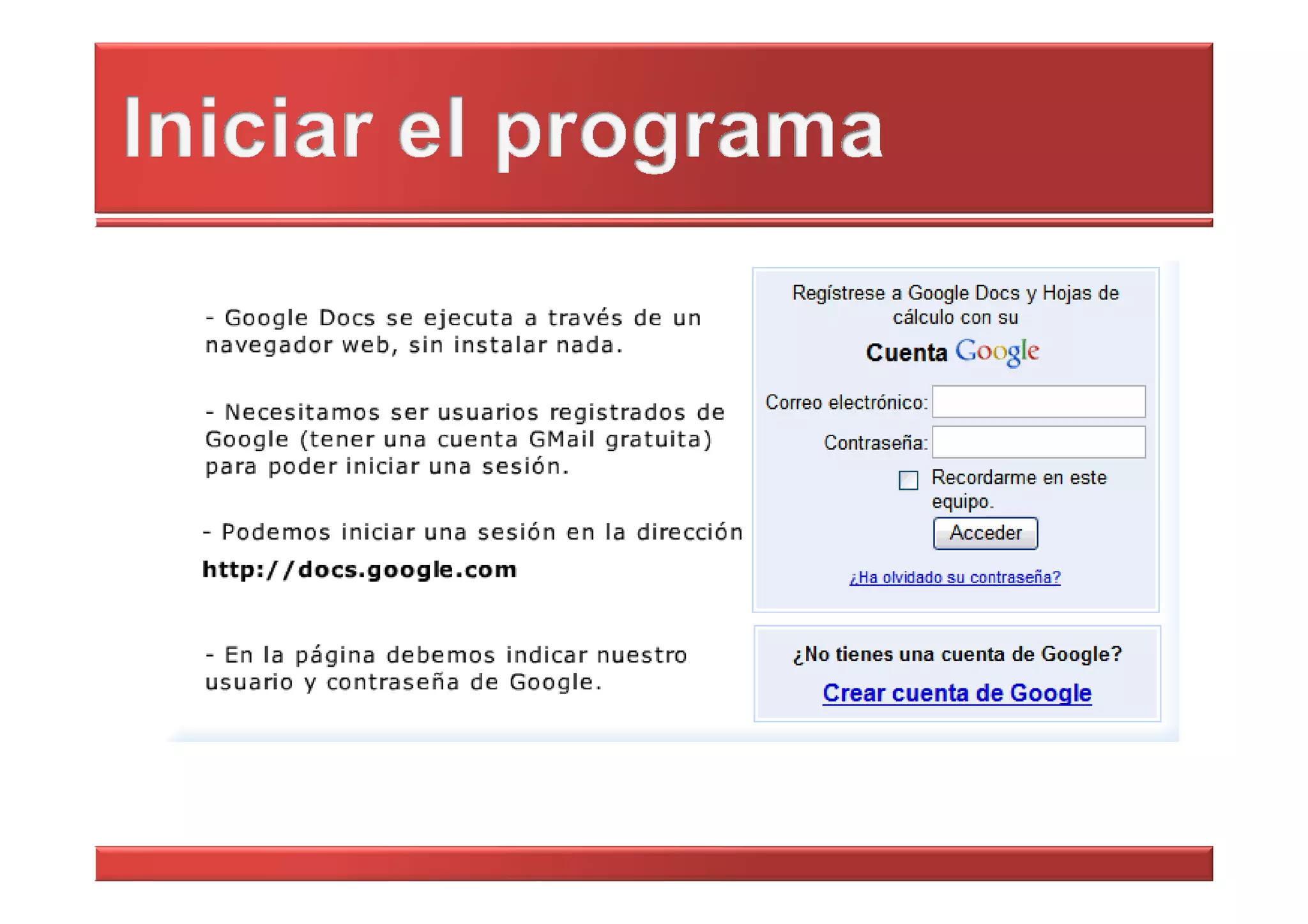 Googledocs Curso