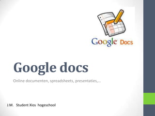 Google docs ppt | PPTX