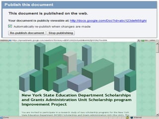 Google Docs Presentation