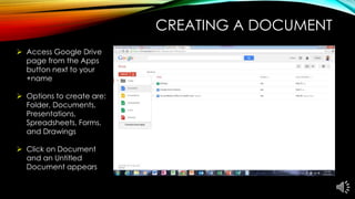 Google docs presentation | PPT