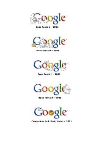 Google Doodles 2001