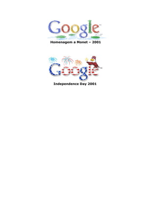 Google Doodles 2001