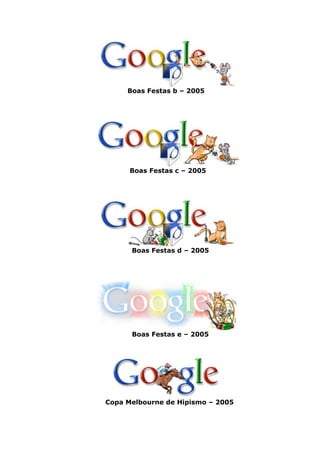 Google Doodles 2005