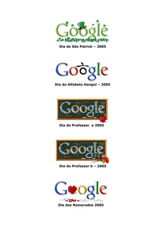 Google Doodles 2005