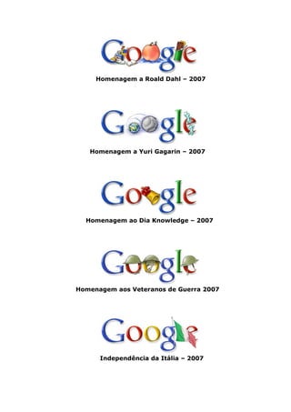 Google Doodles 2007