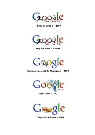 Google Doodles 2007