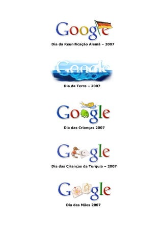 Google Doodles 2007