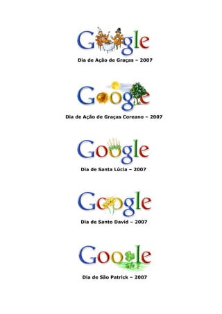 Google Doodles 2007