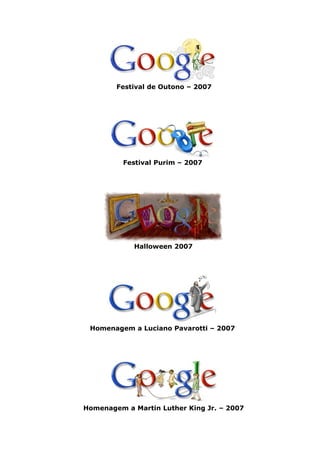 Google Doodles 2007