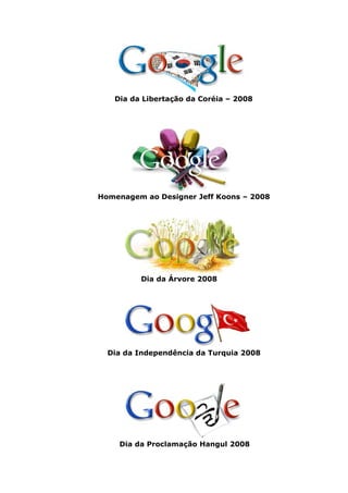 Google Doodles 2008
