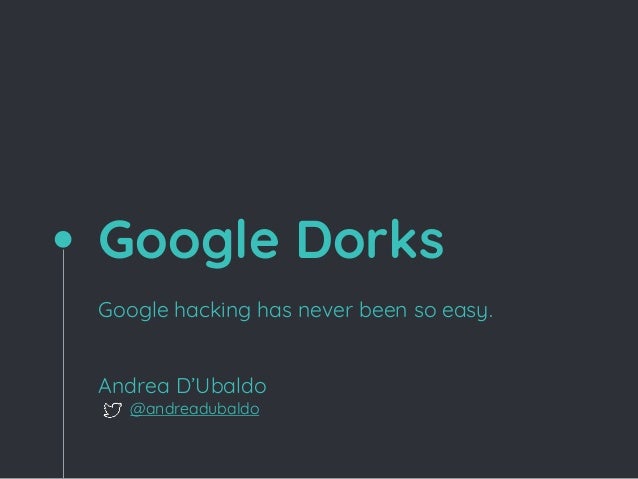 Google Hacking Database Ghdb Google Dorks Osint Recon