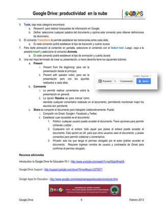 Google Drive: Productividad en la nube | PDF