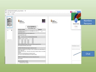 Nombre 
Persona 
Chat 
 