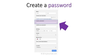 Create a password
© 2016 jmumali.com
 