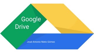 Google
Drive
José Antonio Nieto Gómez
 